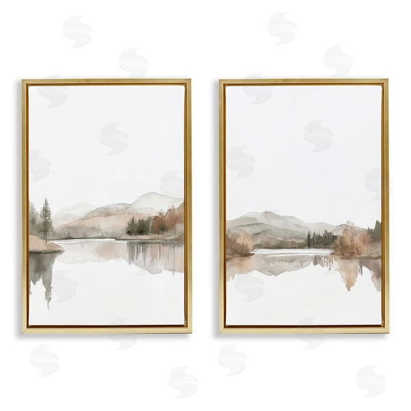 Stupell Industries Mona Grace | Softly Flowing Landscape