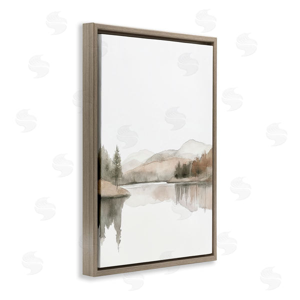 Stupell Industries Mona Grace | Softly Flowing Watercolor Seascape
