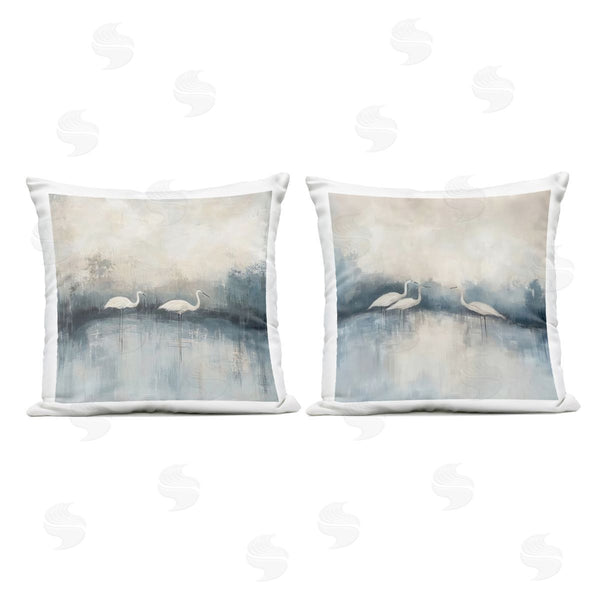 Stupell Industries Mona Grace | Still Waters And Soft Wings Printed Throw Pillow Set