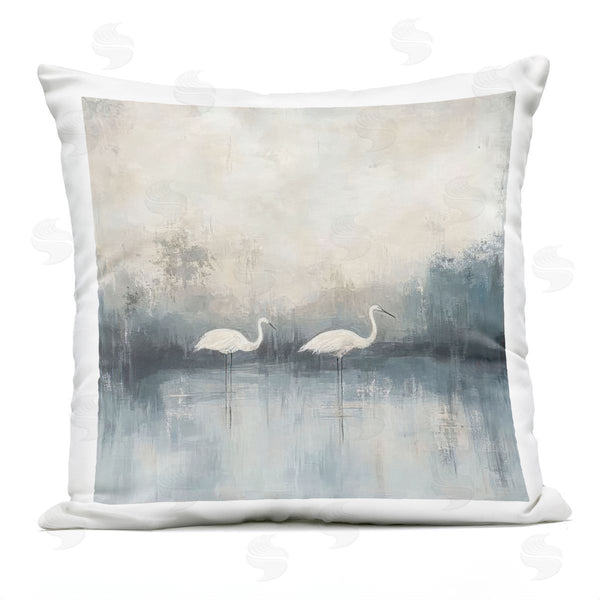 Stupell Industries Mona Grace | Still Waters Soft Wings Printed Throw Pillow