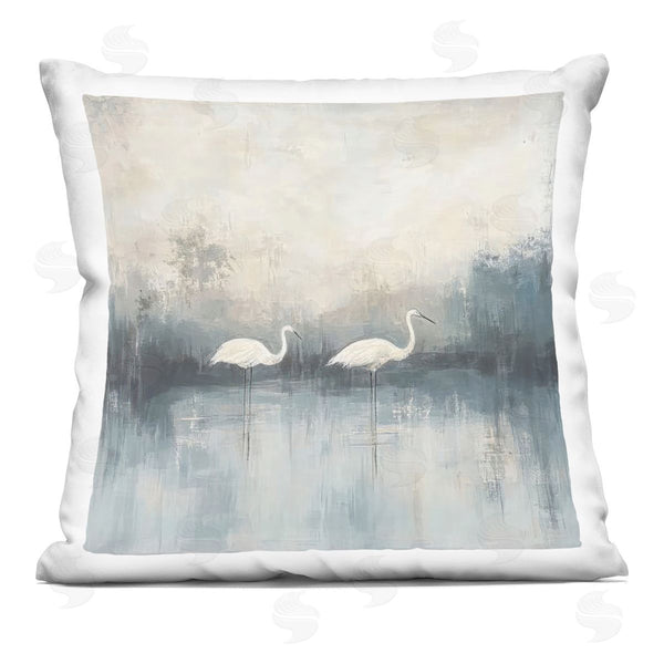stupell industries Mona Grace | Still Waters Soft Wings Printed Throw Pillow