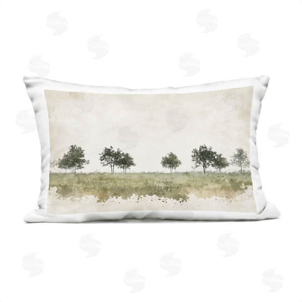 Stupell Industries Mona Grace | Still Woodland In Neutrals Printed Throw Pillow