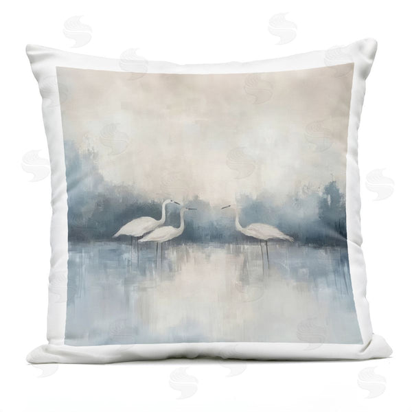 Stupell Industries Mona Grace | Swans In Still Waters Printed Throw Pillow