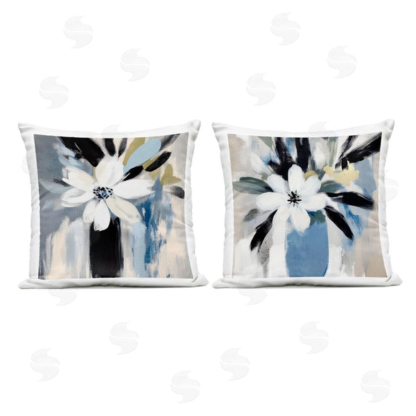 Stupell Industries Mona Grace | Timeless Florals In White Printed Throw Pillow Set