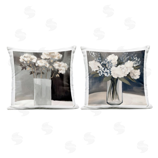 Stupell Industries Mona Grace | Vase Of Grace Flowers Printed Throw Pillow Set