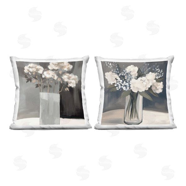 stupell industries Mona Grace | Vase Of Grace Flowers Printed Throw Pillow Set