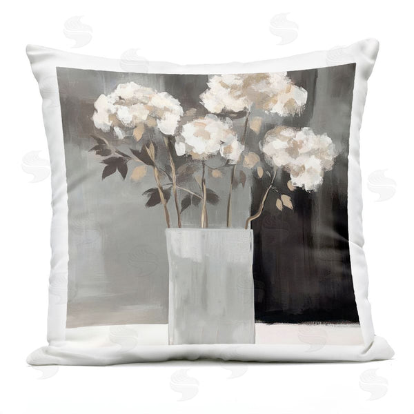 Stupell Industries Mona Grace | Vase Of Grace On Grey Printed Throw Pillow