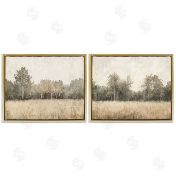 Stupell Industries Mona Grace | Woodland Watercolor Field