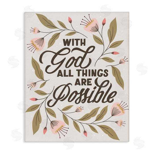 stupell industries Muffin Grayson | All Things Possible With God