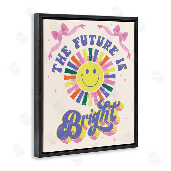 Stupell Industries Muffin Grayson | Groovy Future Is Bright Wall Art