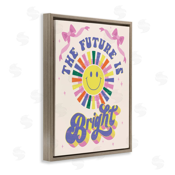 Stupell Industries Muffin Grayson | Groovy Future Is Bright Wall Art