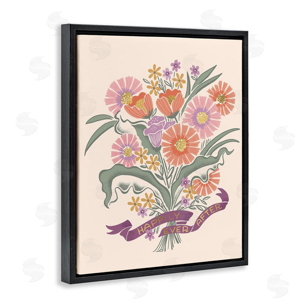 Stupell Industries Muffin Grayson | Happily Ever After Bouquet