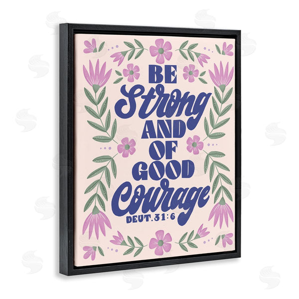 Stupell Industries Muffin Grayson | Strong & Good Courage Prayer