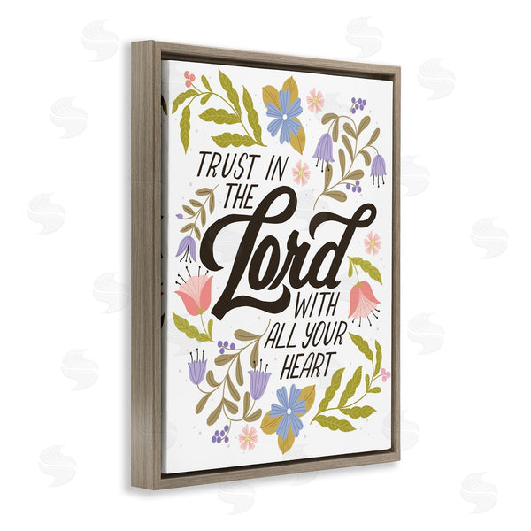 Stupell Industries Muffin Grayson | Trust In The Lord Proverb