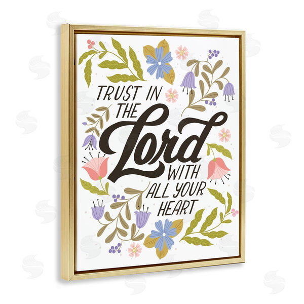 Stupell Industries Muffin Grayson | Trust In The Lord Proverb