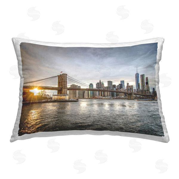 stupell industries Murray Bolesta | Bridge Spanning Cityscape