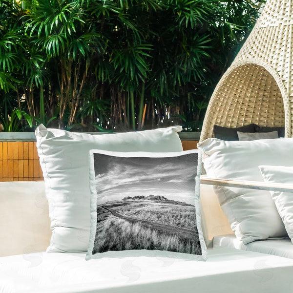 Stupell Industries Murray Bolesta | Deserted Path Landscape Printed Throw Pillow