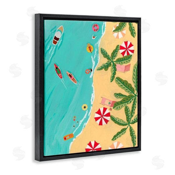 Stupell Industries Nabeela Rumi | Busy Beach Day Hangout Wall Art