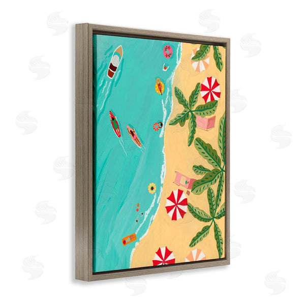 Stupell Industries Nabeela Rumi | Busy Beach Day Hangout Wall Art