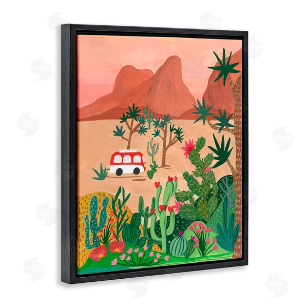 Stupell Industries Nabeela Rumi | Desert Camper & Cacti Wall Art