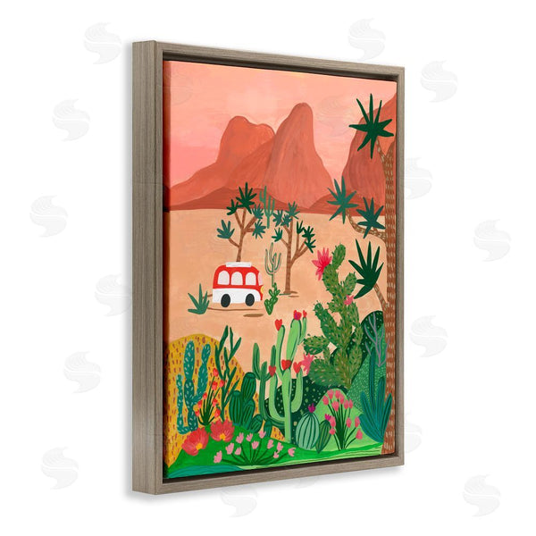 Stupell Industries Nabeela Rumi | Desert Camper & Cacti Wall Art