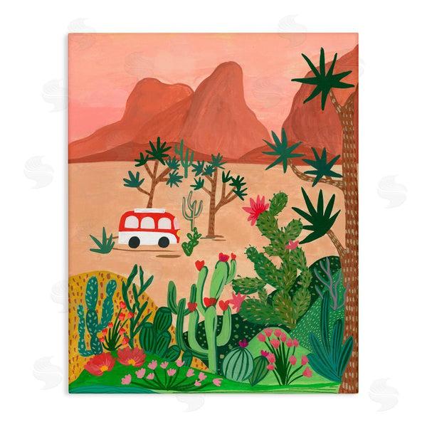 stupell industries Nabeela Rumi | Desert Camper & Cacti Wall Art
