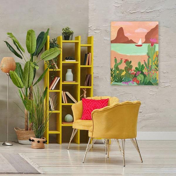 Stupell Industries Nabeela Rumi | Desert Oasis Boat Wall Art