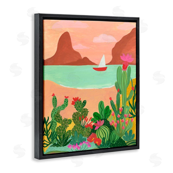 Stupell Industries Nabeela Rumi | Desert Oasis Boat Wall Art