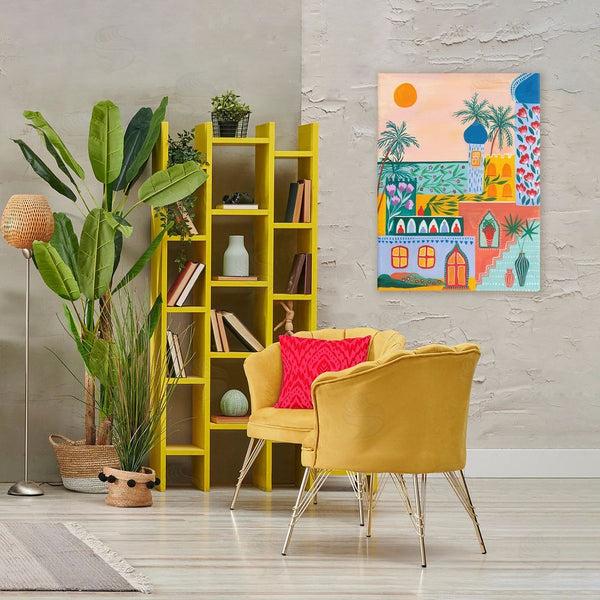 Stupell Industries Nabeela Rumi | Egyptian City Architecture Wall Art