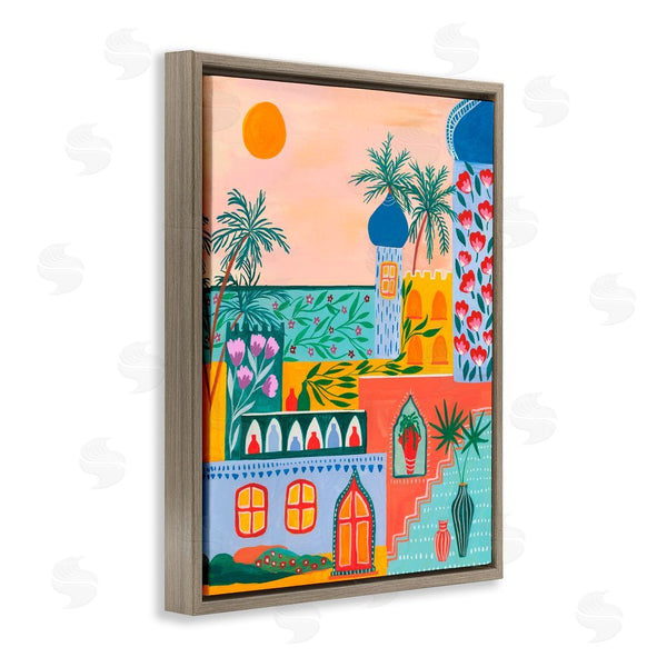 Stupell Industries Nabeela Rumi | Egyptian City Architecture Wall Art