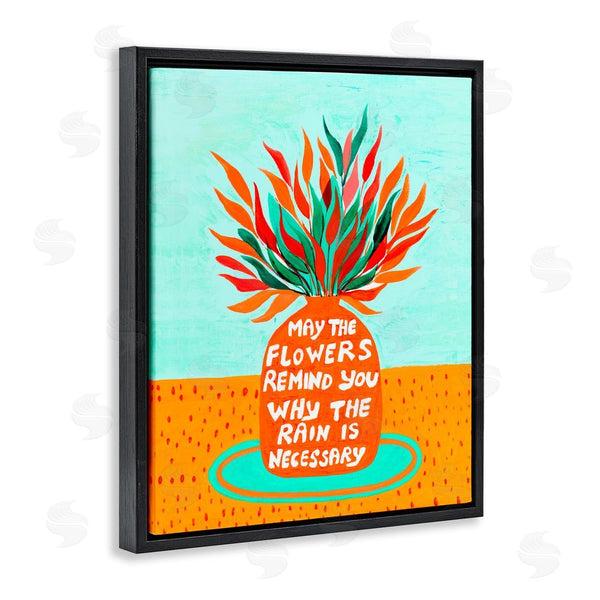 Stupell Industries Nabeela Rumi | Flowers Remind Rain Is Necessary Wall Art