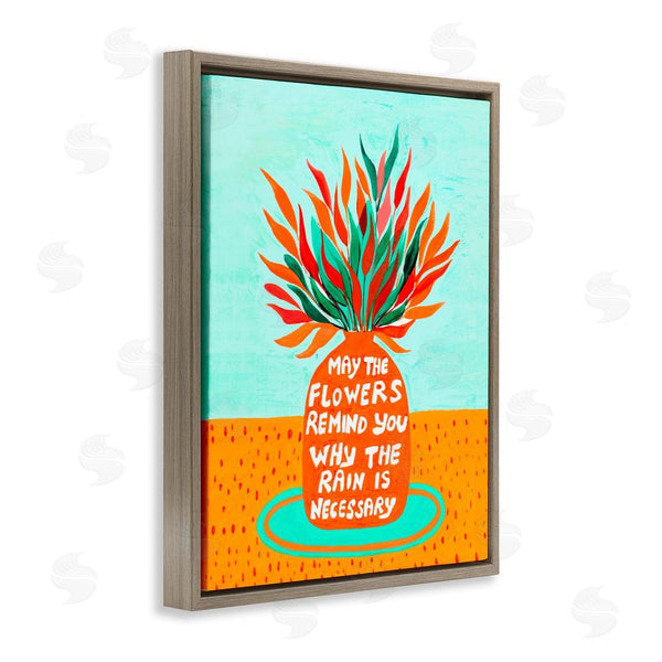 Stupell Industries Nabeela Rumi | Flowers Remind Rain Is Necessary Wall Art