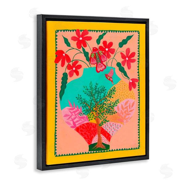 Stupell Industries Nabeela Rumi | Folk Patterned Hope Vase Wall Art