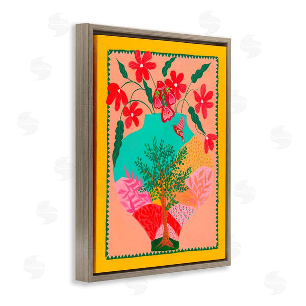 Stupell Industries Nabeela Rumi | Folk Patterned Hope Vase Wall Art
