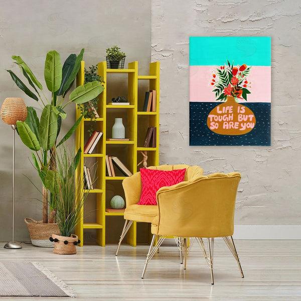 Stupell Industries Nabeela Rumi | Life Tough So Are You Wall Art