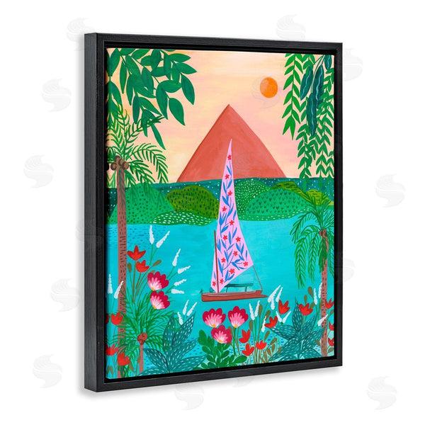 Stupell Industries Nabeela Rumi | Sailboat On Egypt Nile Wall Art