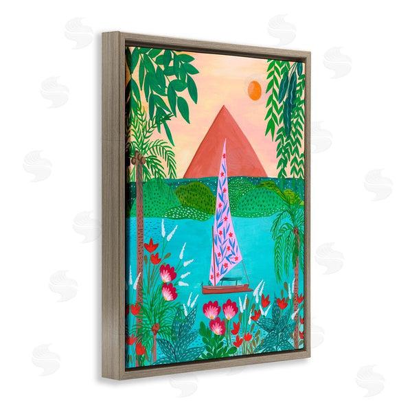 Stupell Industries Nabeela Rumi | Sailboat On Egypt Nile Wall Art