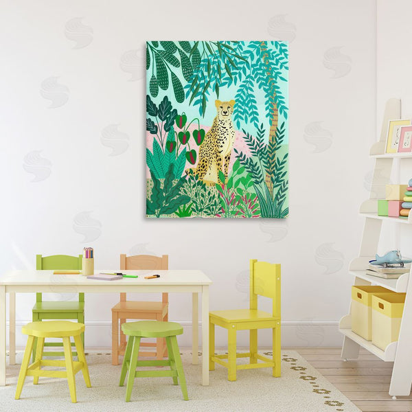 Stupell Industries Nabeela Rumi | Stoic Leopard Tropical Forest Wall Art