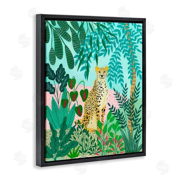 Stupell Industries Nabeela Rumi | Stoic Leopard Tropical Forest Wall Art