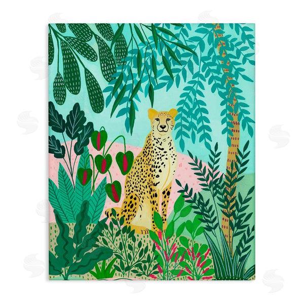 stupell industries Nabeela Rumi | Stoic Leopard Tropical Forest Wall Art