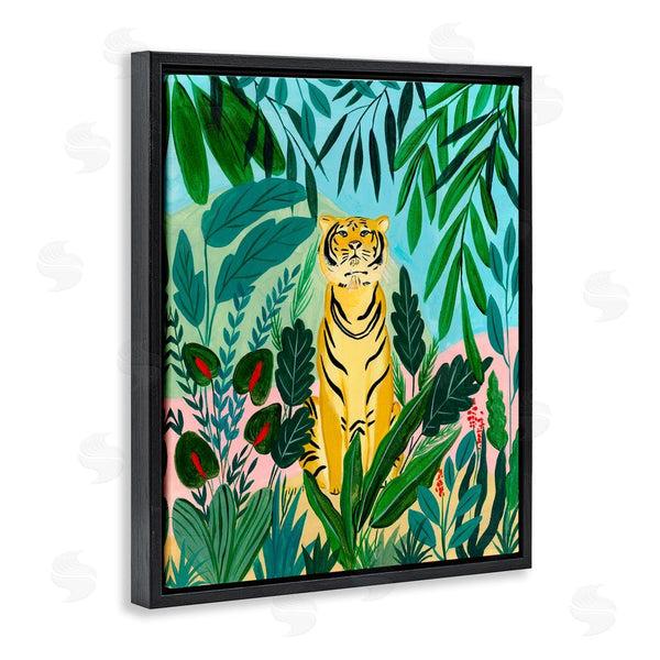 Stupell Industries Nabeela Rumi | Stoic Tiger Tropical Forest Wall Art