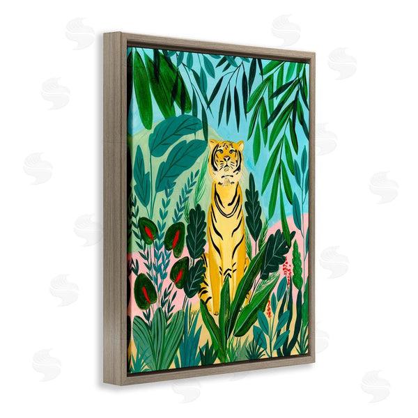 Stupell Industries Nabeela Rumi | Stoic Tiger Tropical Forest Wall Art