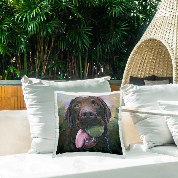 Stupell Industries Nadi Spencer | Labrador & Tennis Ball Printed Throw Pillow