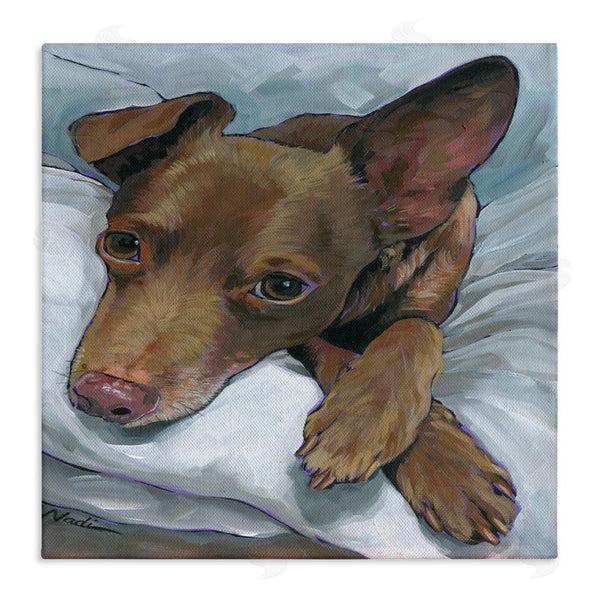 stupell industries Nadi Spencer | Resting Dog Portrait Wall Art