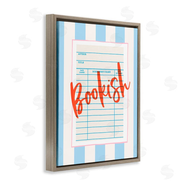 Stupell Industries Nadia Hassan | Bookish Library Card Wall Art