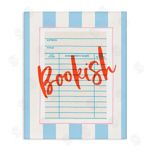 stupell industries Nadia Hassan | Bookish Library Card Wall Art