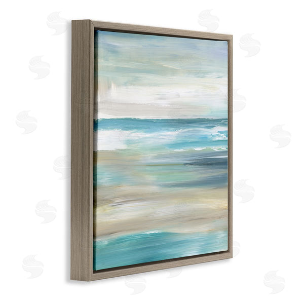 Stupell Industries Nan | Abstract Beach Sand Ocean Waves