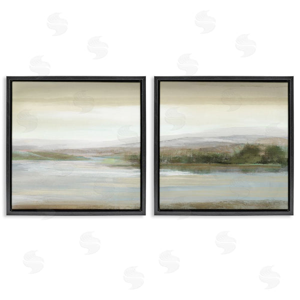 Stupell Industries Nan | Abstract Lakeside Landscape Wall Art