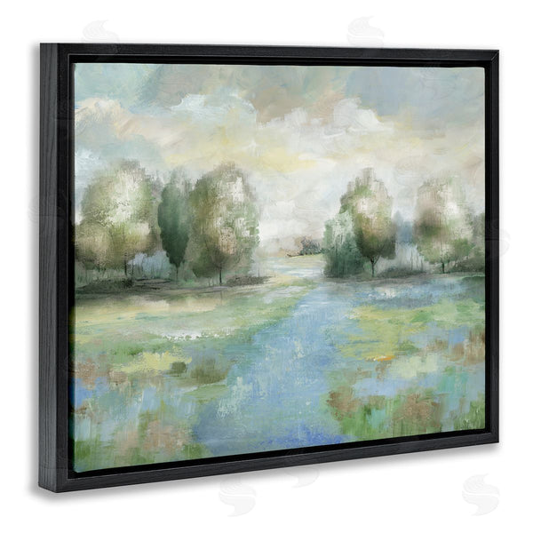 Stupell Industries Nan | Abstract Rural Meadow Stream