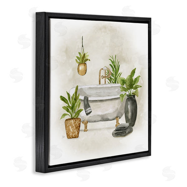 Stupell Industries Nan | Bathroom With Plants Wall Art